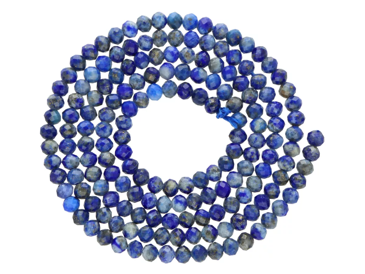 K6S54 SODALIT KULE FASETOWANE 2.5 mm 1 SZNUR