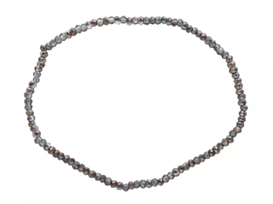 R4B84 BRANSOLETKA KRYSZTAŁKI 2,5 mm NA GUMCE