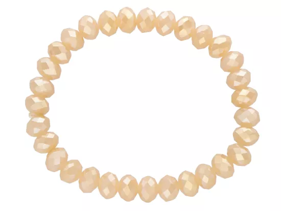 R2T33 BRANSOLETKA KRYSZTAŁKI 8 mm NA GUMCE