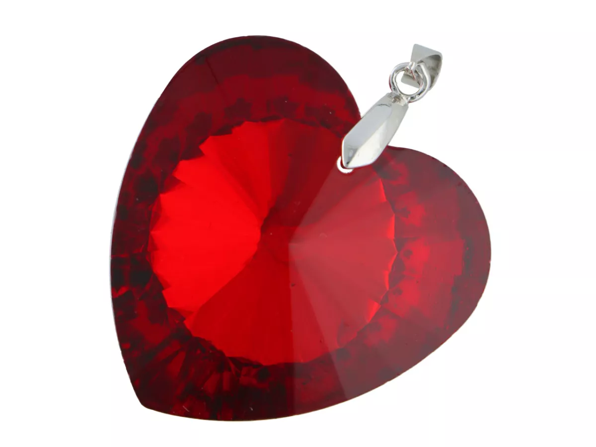 W2Y27 WISIOR ZAWIESZKA SZKŁO SERCE