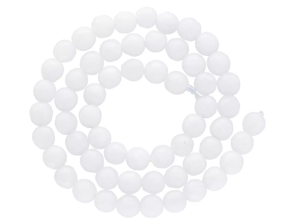 K6C09 AGAT KULE FASETOWANE 6 mm - 1 SZNUR