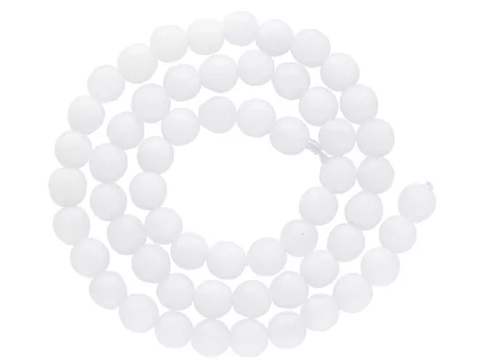 K6C09 AGAT KULE FASETOWANE 6 mm - 1 SZNUR