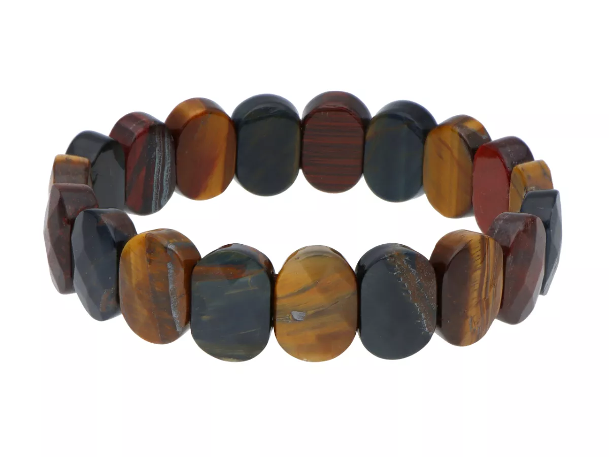 R4K52 BRANSOLETKA TYGRYSIE OKO MIX