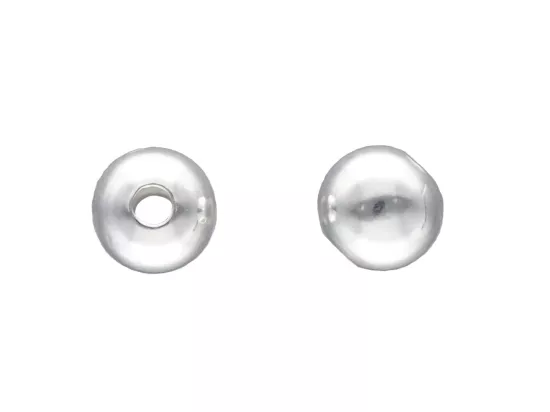 P3C56 KULKI GŁADKIE 5 mm SREBRO 925 - 2 SZTUKI