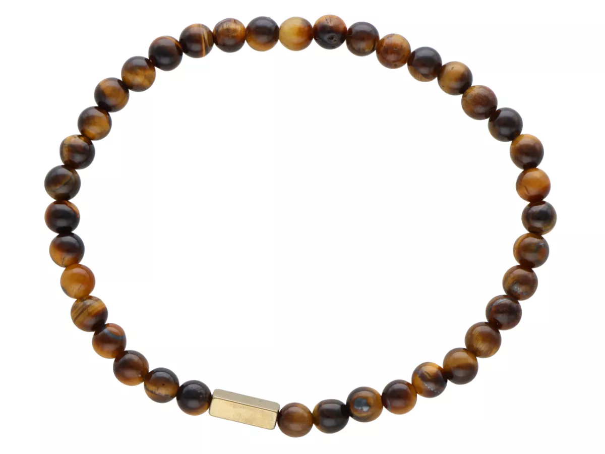 R4L57 BRANSOLETKA TYGRYSIE OKO KULE 4,5 mm