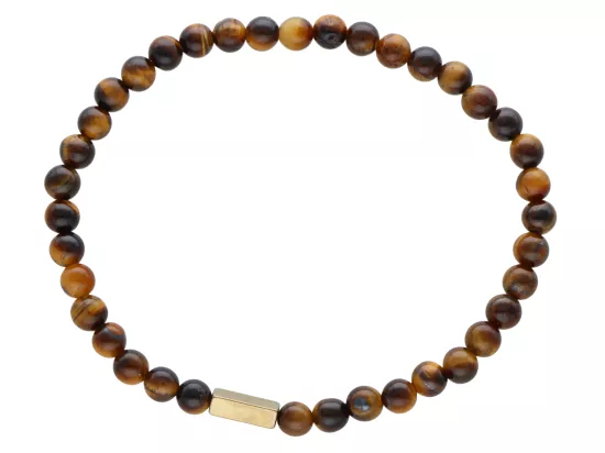 R4L57 BRANSOLETKA TYGRYSIE OKO KULE 4,5 mm