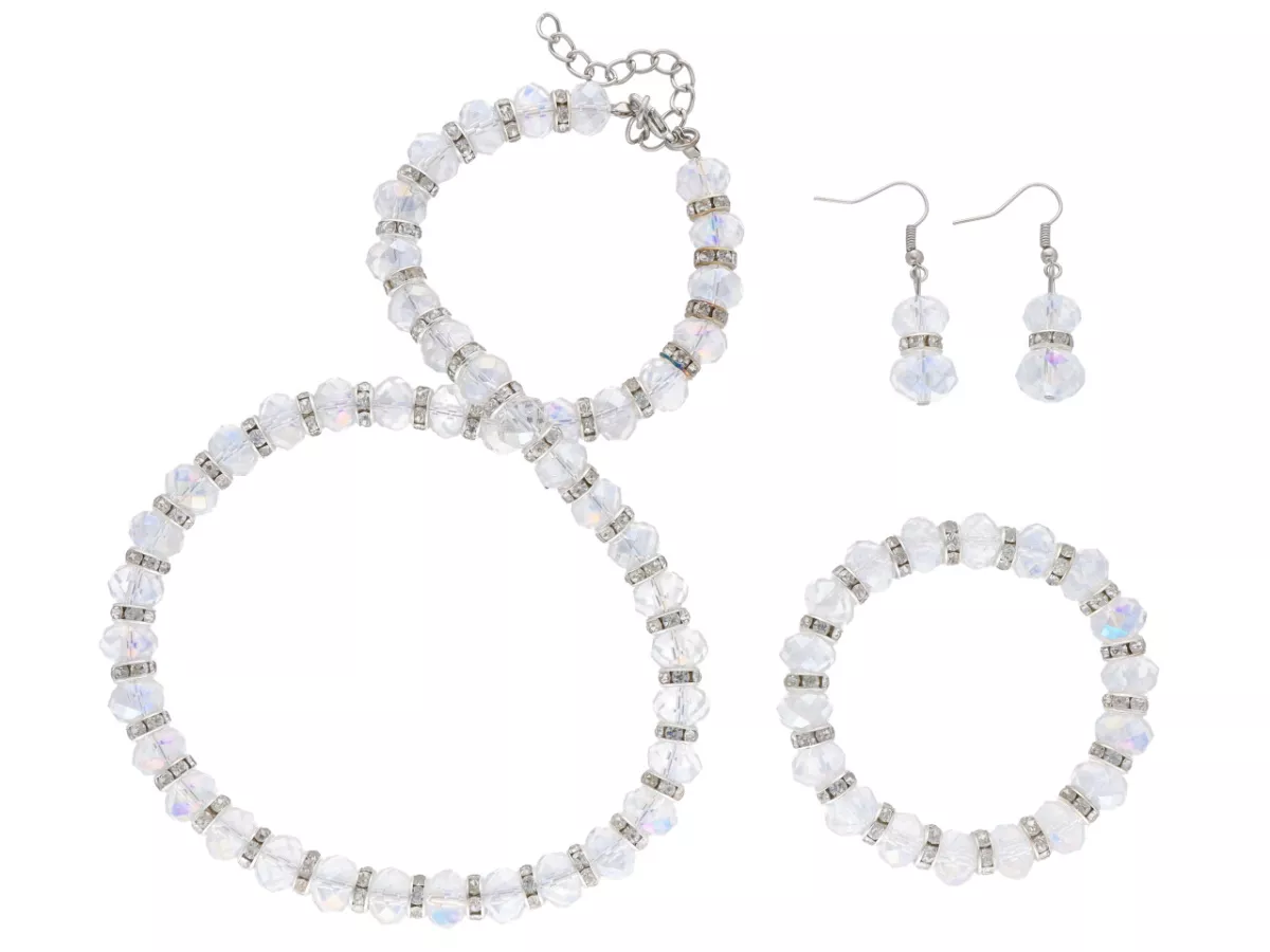 N2B20 KOMPLET BIŻUTERII KRYSZTAŁKI