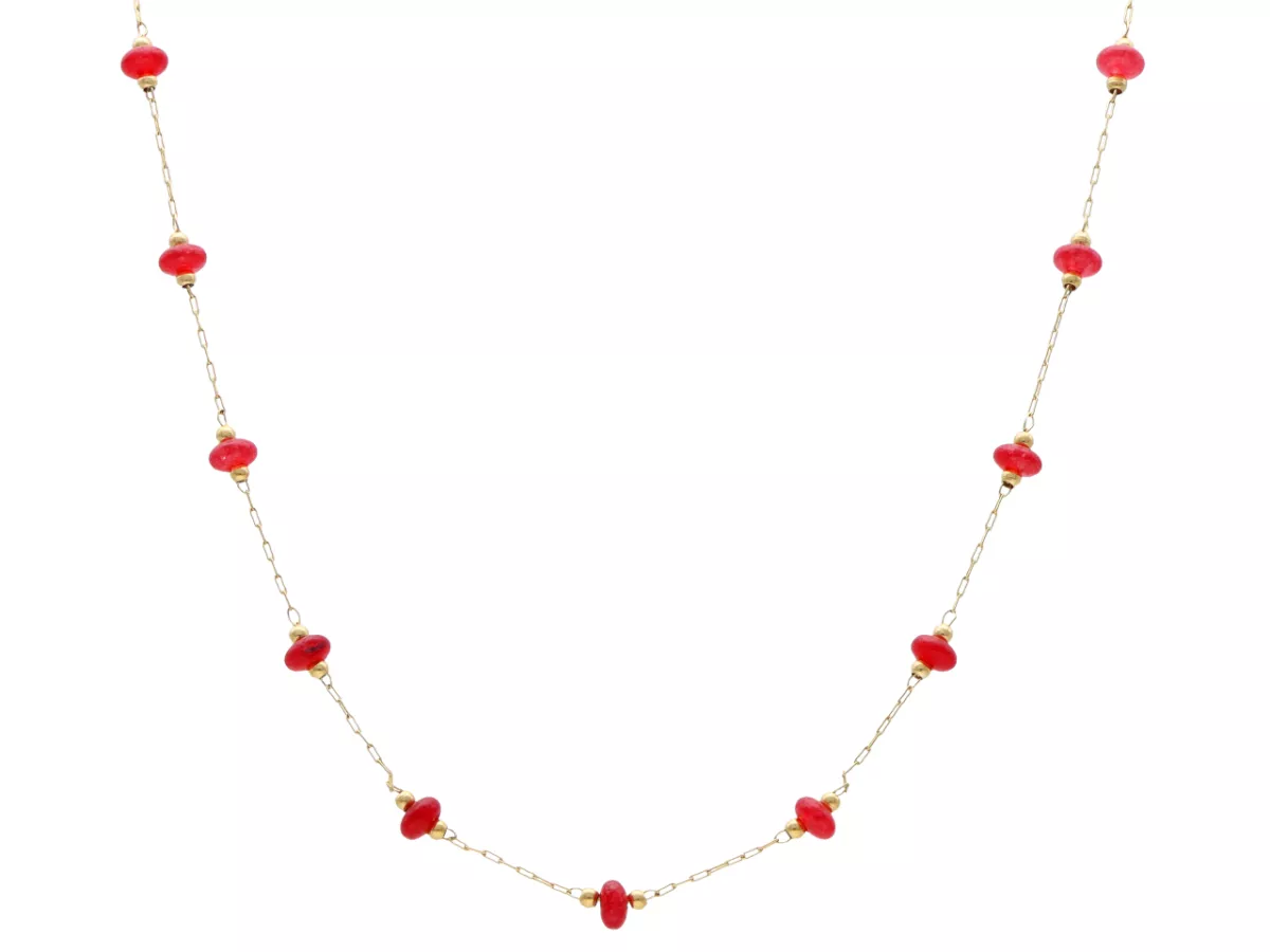 N3K19 NASZYJNIK AGAT I STAL CHIRURGICZNA