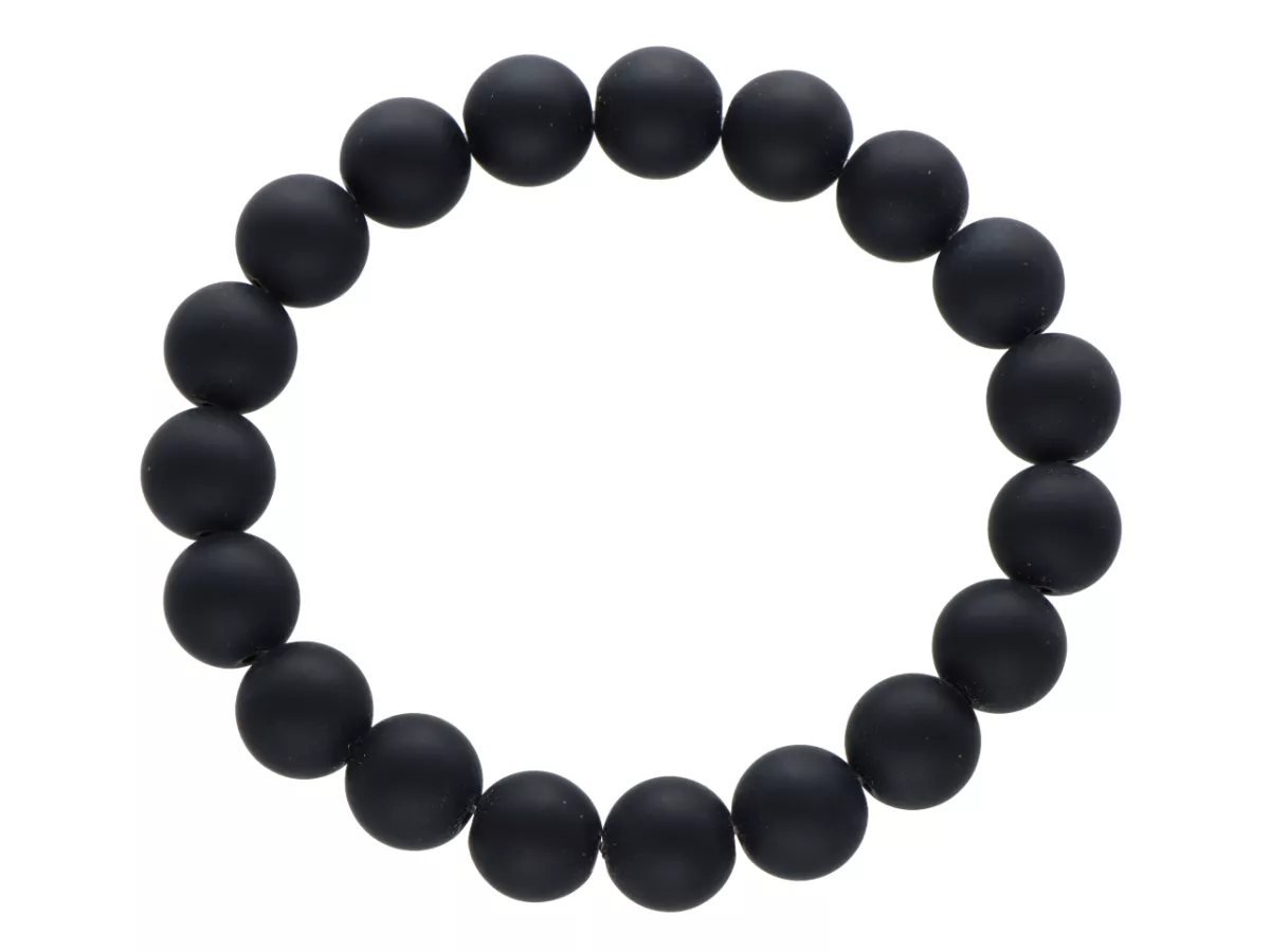 B1W19 BRANSOLETKA LAWA PRASOWANA KULE 10 mm