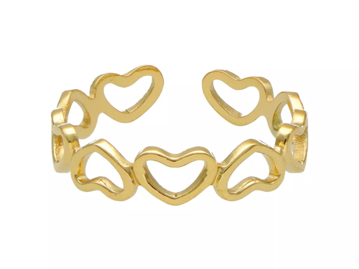 R3Z48 PIERŚCIONEK ZE STALI CHIRURGICZNEJ - 1 SZTUKA