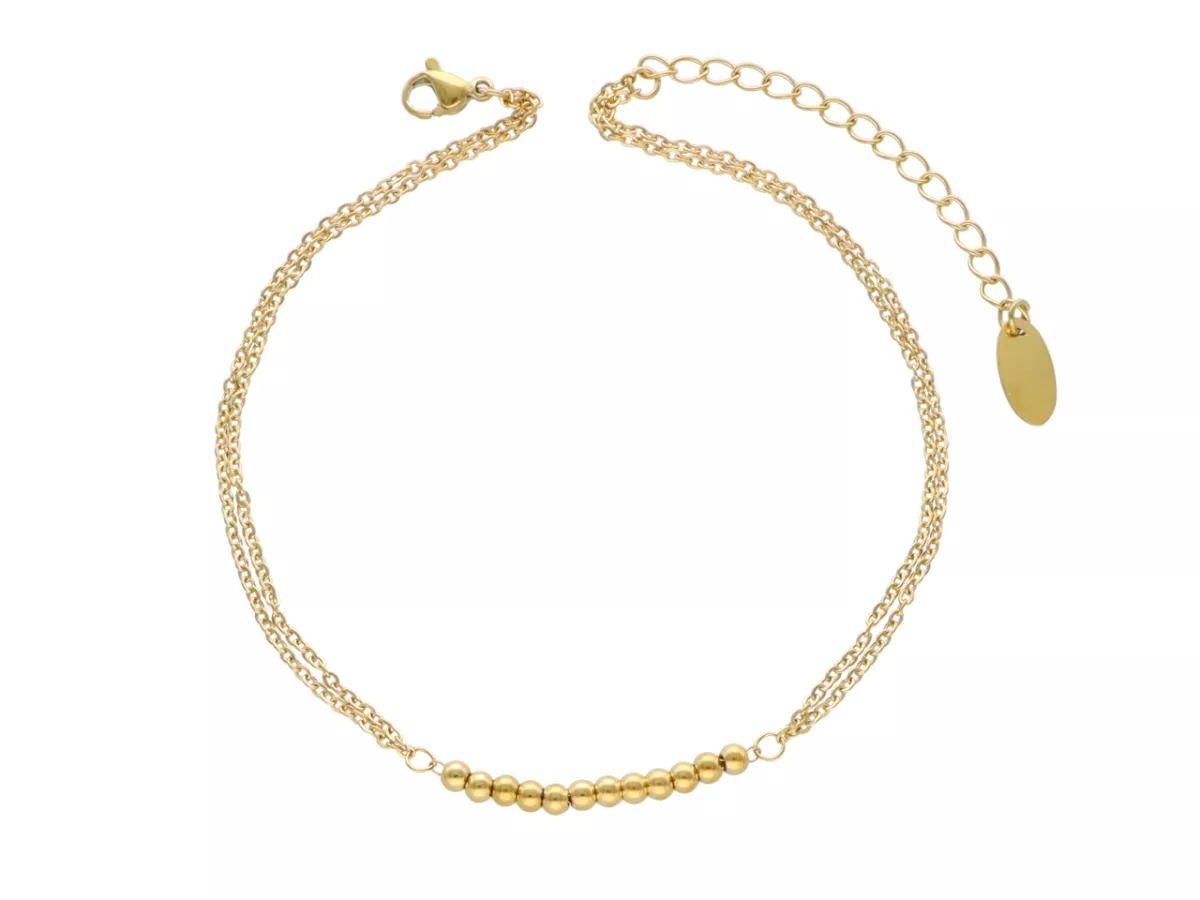 R4F06 BRANSOLETKA NA NOGĘ STAL CHIRURGICZNA