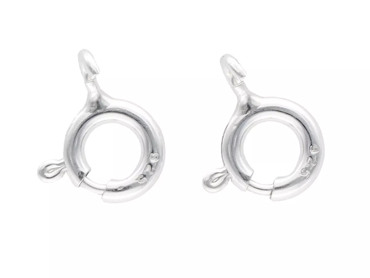 P3A30 ZAPIĘCIE FEDERING 5,5 mm SREBRO 925 - 2 SZTUKI