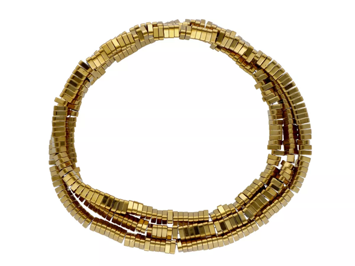 K7J63 HEMATYT TRÓJKĄTY 3/1 mm - 1 SZNUR