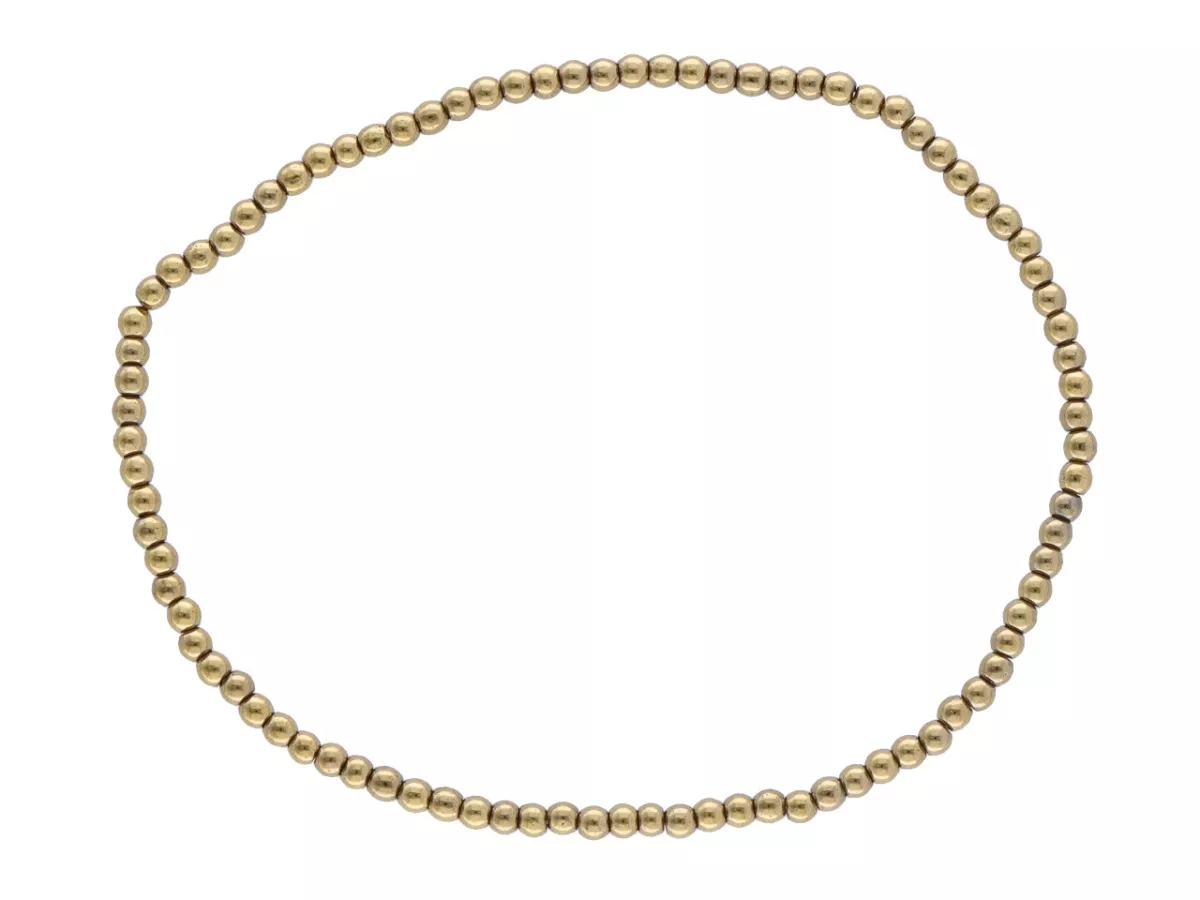 R2N31 BRANSOLETKA HEMATYT KULE 2 mm