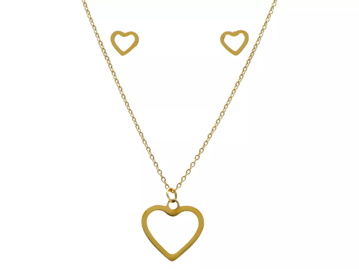 N3G41 KOMPLET BIŻUTERII STAL CHIRURGICZNA