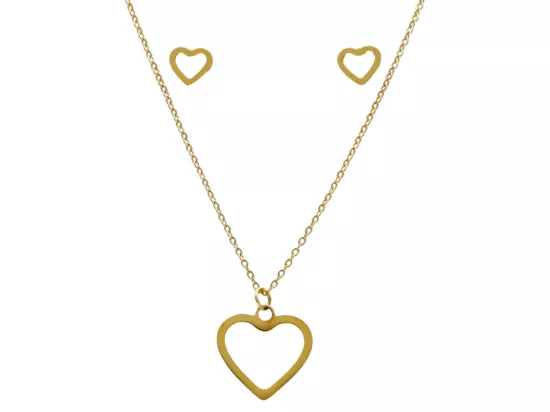 N3G41 KOMPLET BIŻUTERII STAL CHIRURGICZNA