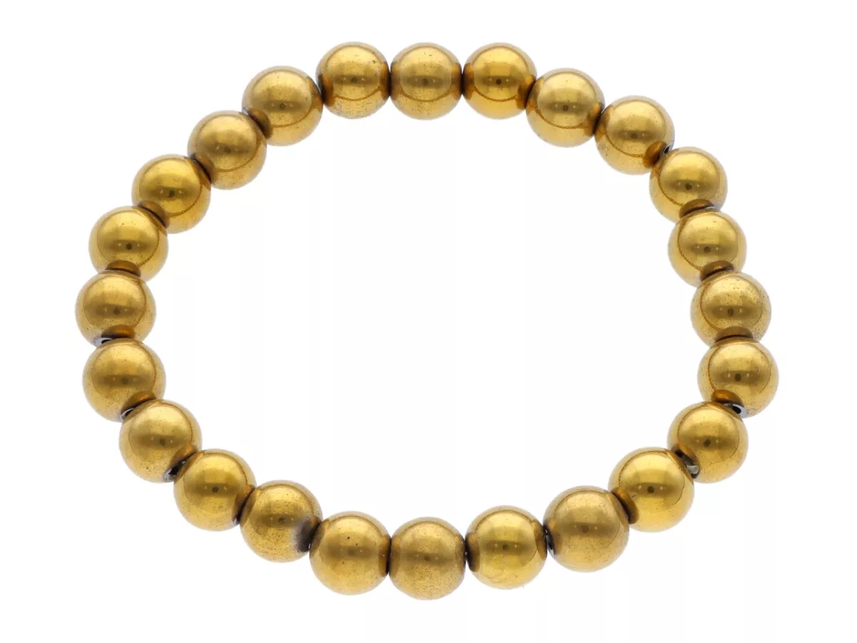 R1K32 BRANSOLETKA HEMATYT KULE 8 mm