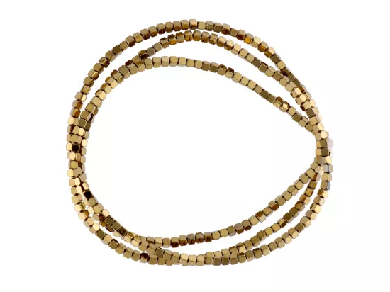 K6O55 HEMATYT KOSTKI 1,5/1,5 mm - 1 SZNUR