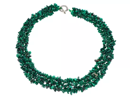 N2C07 NASZYJNIK MALACHIT SIECZKA