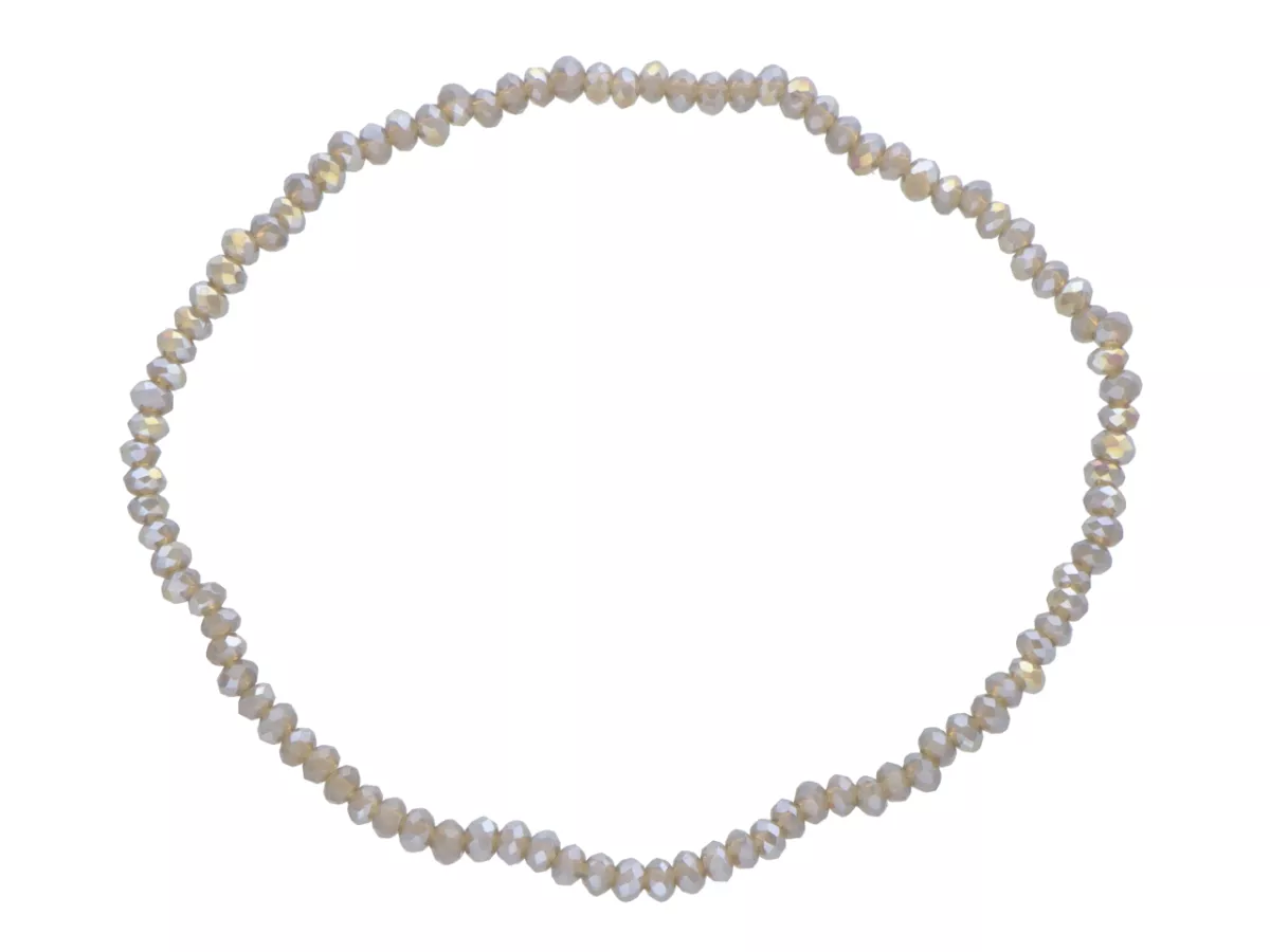 R3U46 BRANSOLETKA KRYSZTAŁKI 2,5 mm NA GUMCE