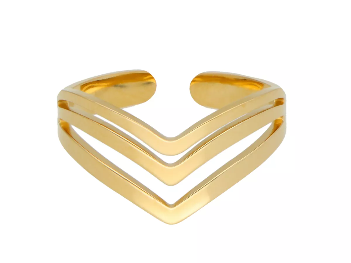 R3J33 PIERŚCIONEK ZE STALI CHIRURGICZNEJ - 1 SZTUKA