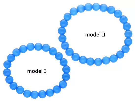 R4I13 BRANSOLETKA KOCIE OKO KULE 8 mm