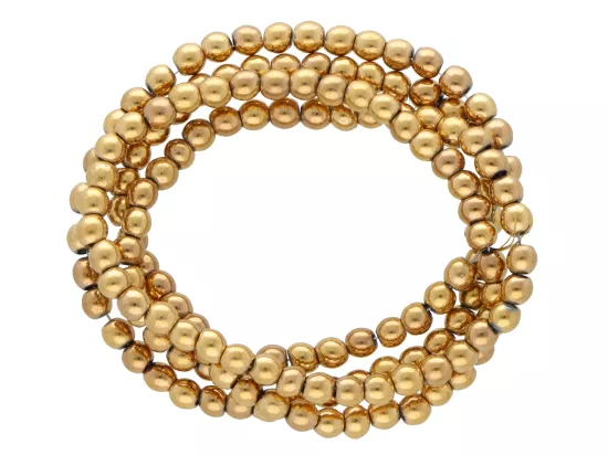 K7O38 HEMATYT MIODOWY KULE 3 mm - 1 SZNUR