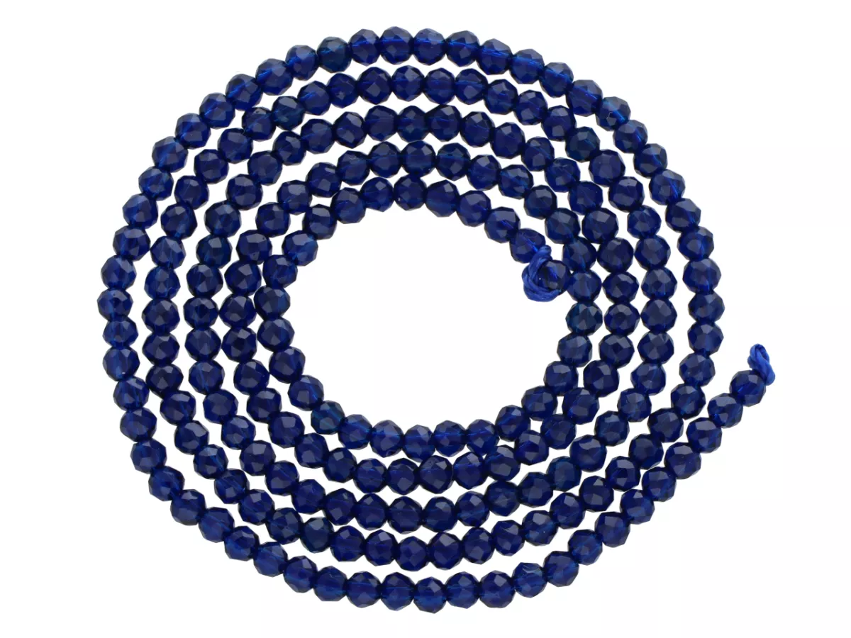 K6S35 AGAT KULE FASETOWANE 2 mm 1 SZNUR