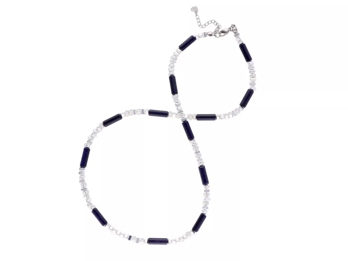 N3L61 NASZYJNIK NOC KAIRU Z HEMATYTEM