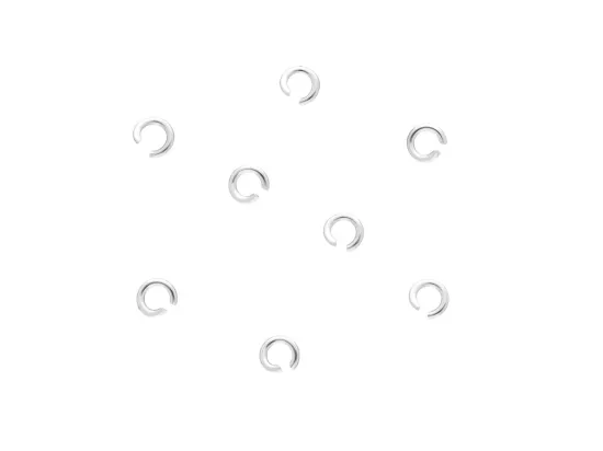 P3J23 KÓŁKA OGNIWKA 3 mm SREBRO 925 - 8 SZTUK