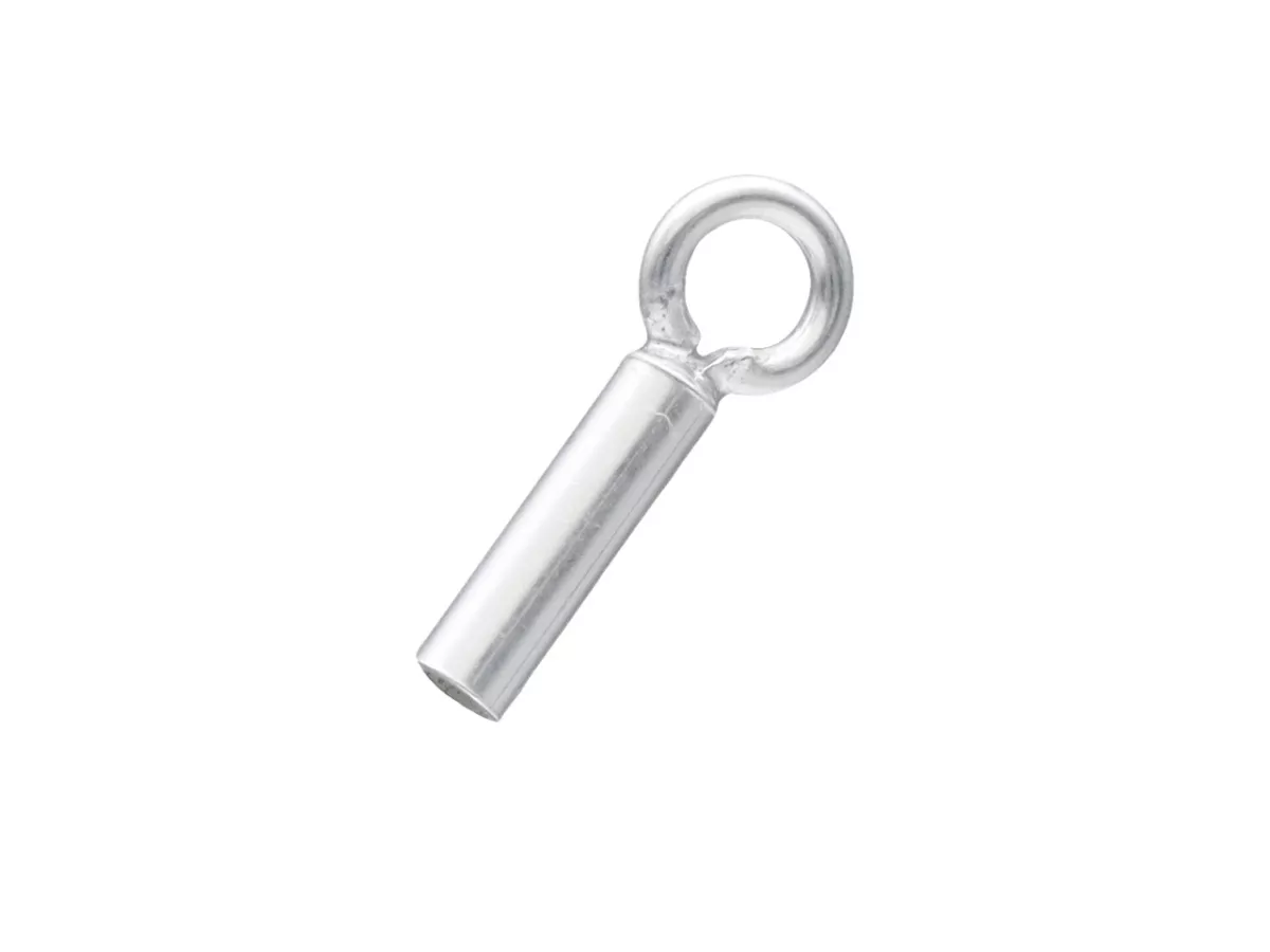 P3D47 KOŃCÓWKI DO WKLEJANIA 1,5 mm SREBRO 925 - 1 SZTUKA