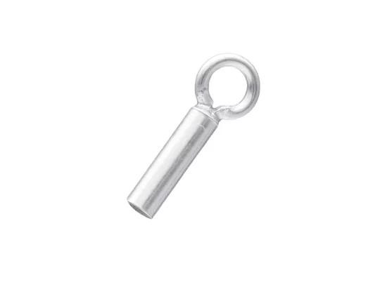 P3D47 KOŃCÓWKI DO WKLEJANIA 1,5 mm SREBRO 925 - 1 SZTUKA