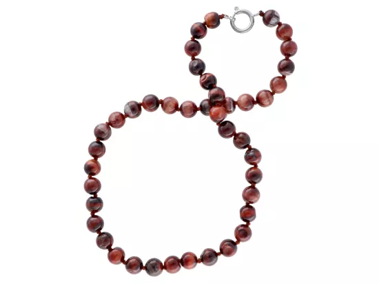 N1Y76. NASZYJNIK BAWOLE OKO KULE 10 mm