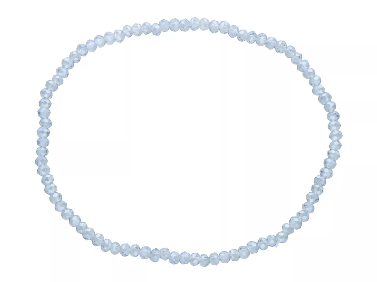 R3U11 BRANSOLETKA KRYSZTAŁKI 2,5 mm NA GUMCE