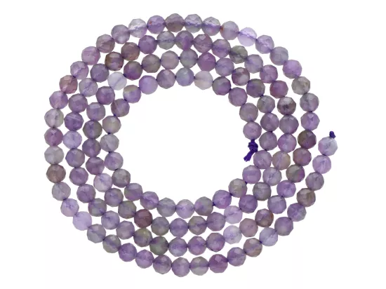 K7C70 AMETYST KULE FASETOWANE 3 mm - 1 SZNUR