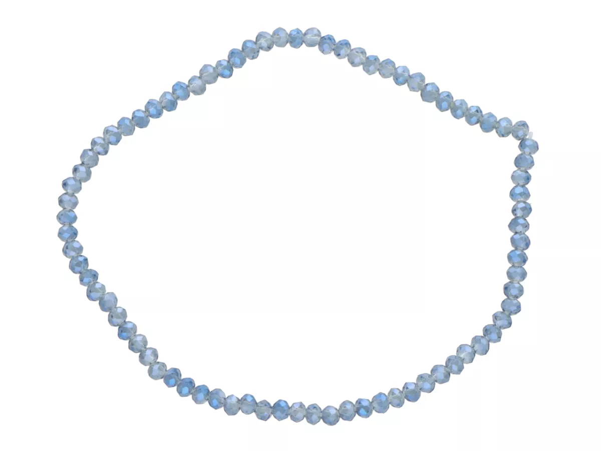 R3F95 BRANSOLETKA KRYSZTAŁKI 2,5 mm NA GUMCE