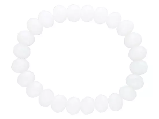 R1P59 BRANSOLETKA KRYSZTAŁKI 10 mm NA GUMCE