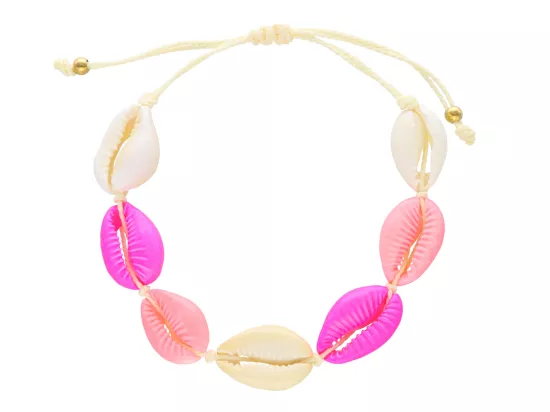 R4K12 BRANSOLETKA SHAMBALLA MUSZELKI