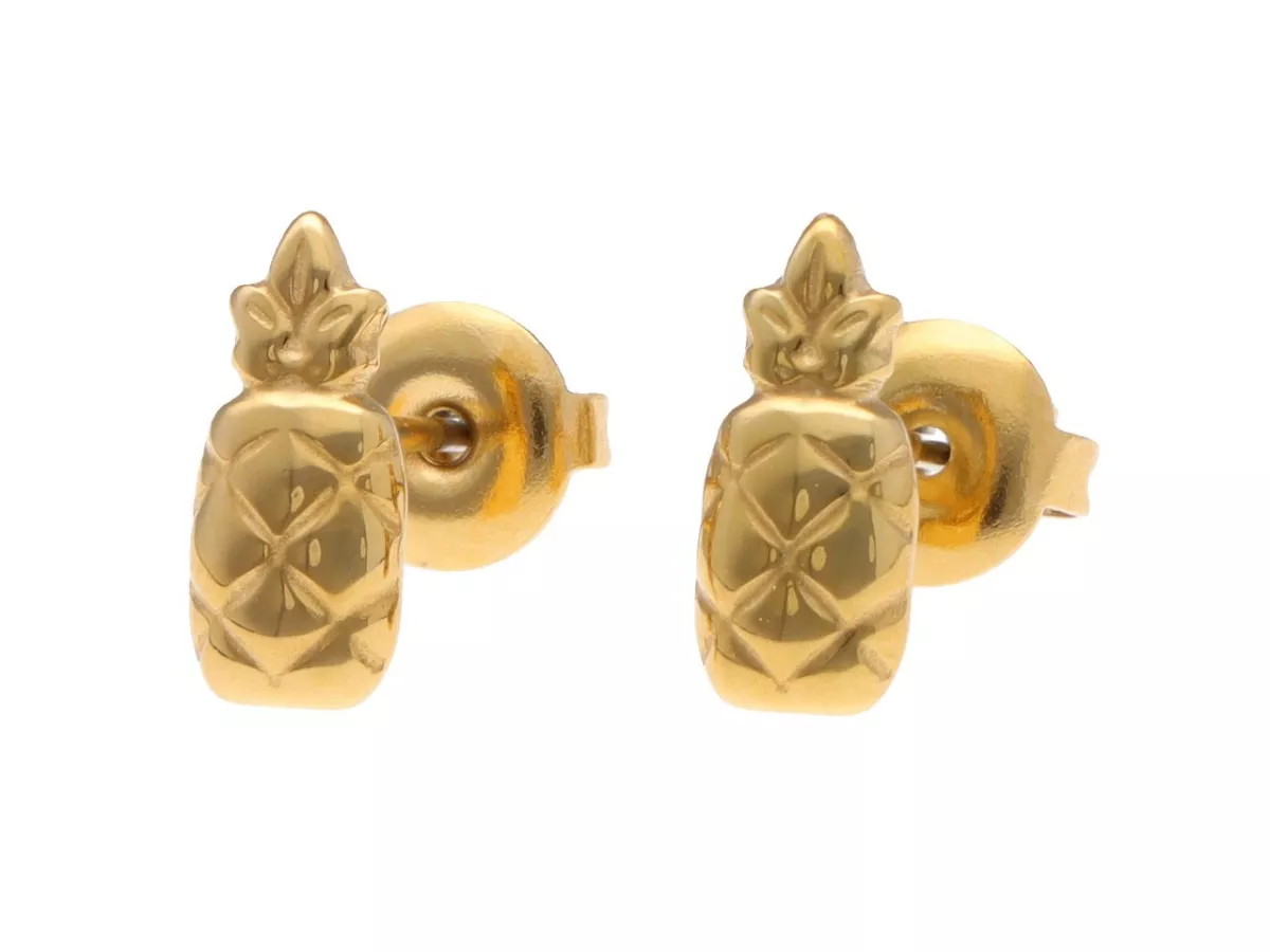 U1Z09 KOLCZYKI STAL CHIRURGICZNA 1 PARA