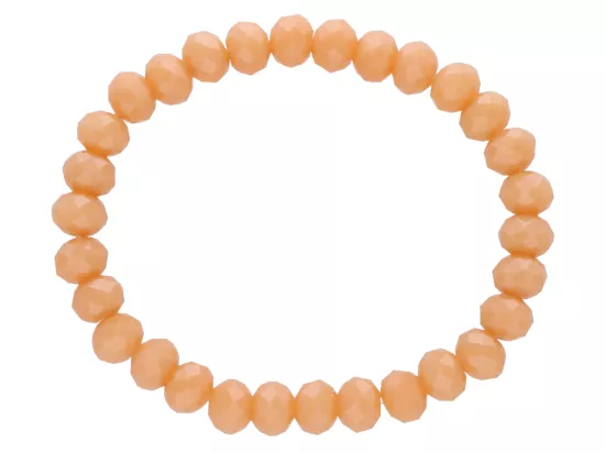 R1P19 BRANSOLETKA KRYSZTAŁKI 8 mm NA GUMCE