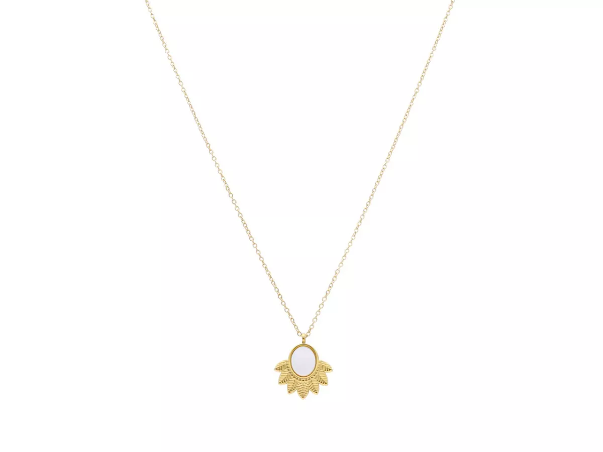 N3M99 NASZYJNIK MASA PERŁOWA I STAL CHIRURGICZNA