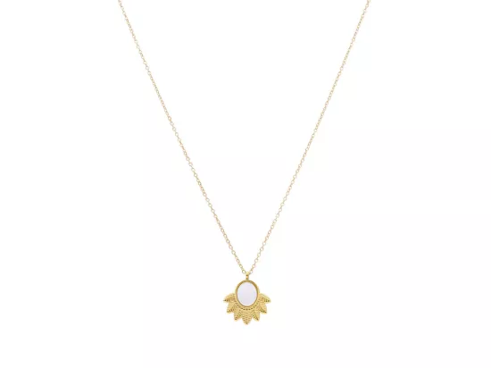 N3M99 NASZYJNIK MASA PERŁOWA I STAL CHIRURGICZNA