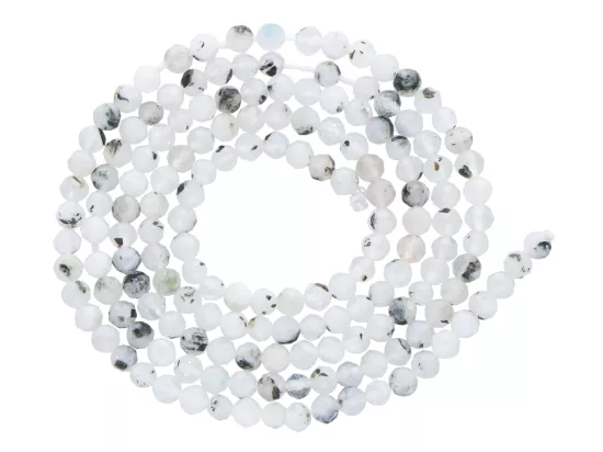 K6T82 KWARC PAPROCI KULE FASETOWANE 2,5 mm 1 SZNUR