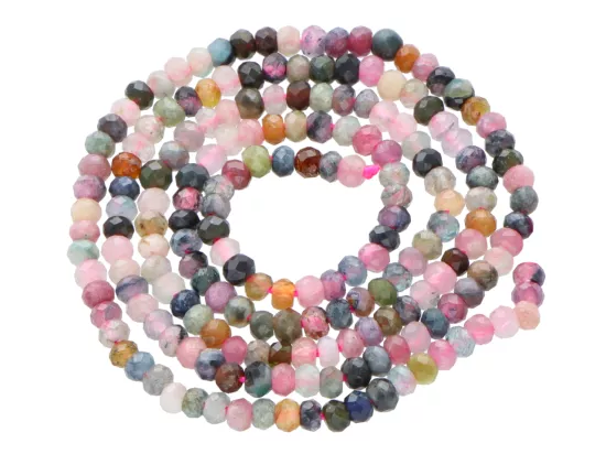 K7E24 TURMALIN OPONKI FASETOWANE 3/2 mm - 1 SZNUR