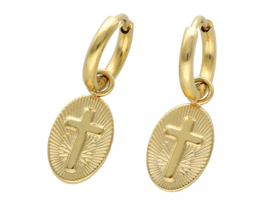 U1S23 KOLCZYKI STAL CHIRURGICZNA 1 PARA