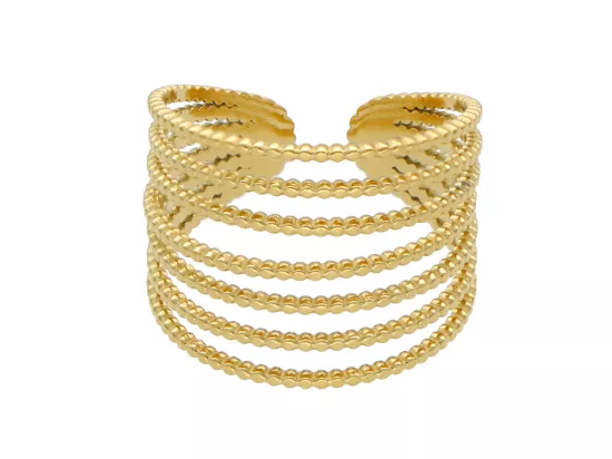 R3X34 PIERŚCIONEK ZE STALI CHIRURGICZNEJ - 1 SZTUKA