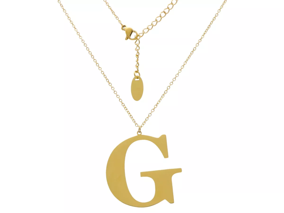 N2Z98 NASZYJNIK STAL CHIRURGICZNA - LITERKA 