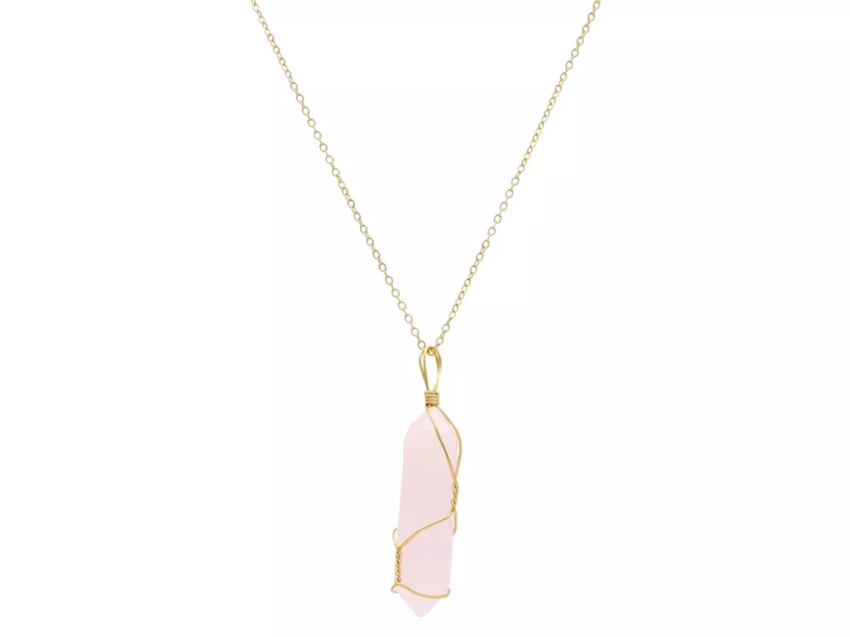 N3H73A NASZYJNIK KWARC RÓŻOWY I STAL CHIRURGICZNA