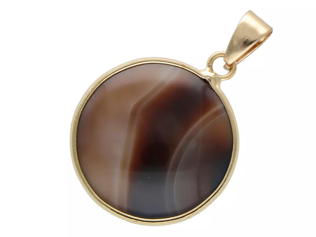 W2H81 WISIOR ZAWIESZKA AGAT BRĄZOWY