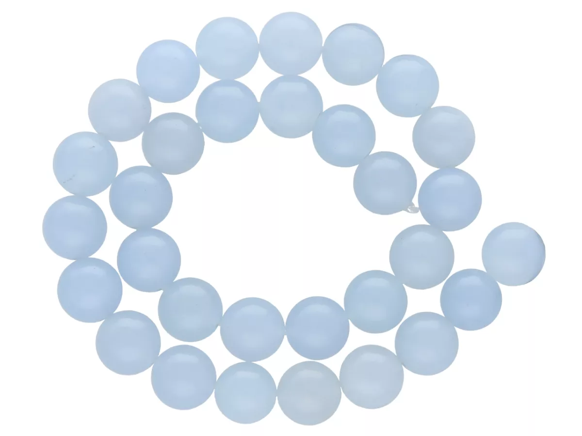 K5L57 KAMIEŃ JADEIT KULE 12 mm - 1 SZNUR